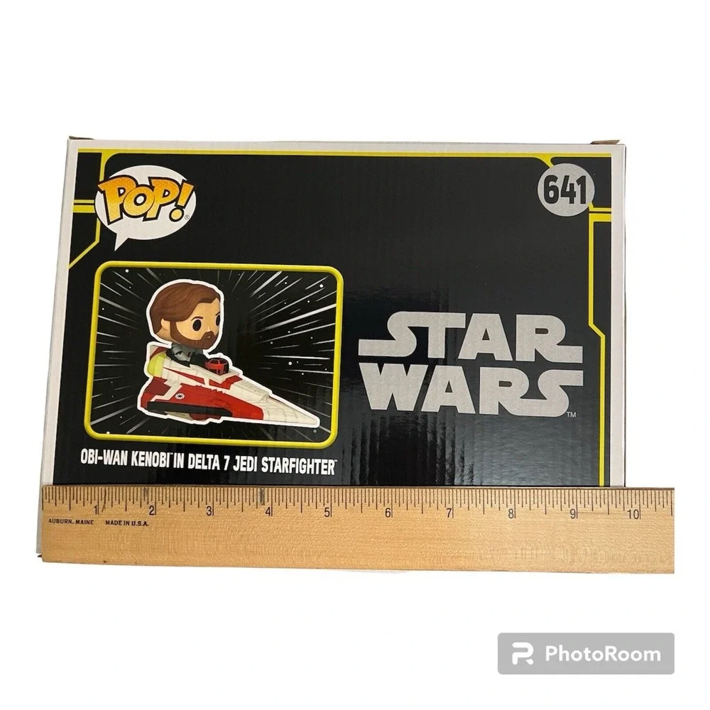 Funko Pop! Star Wars Obi-Wan Kenobi in Delta 7 Jedi Starfighter Amazon Exclusive